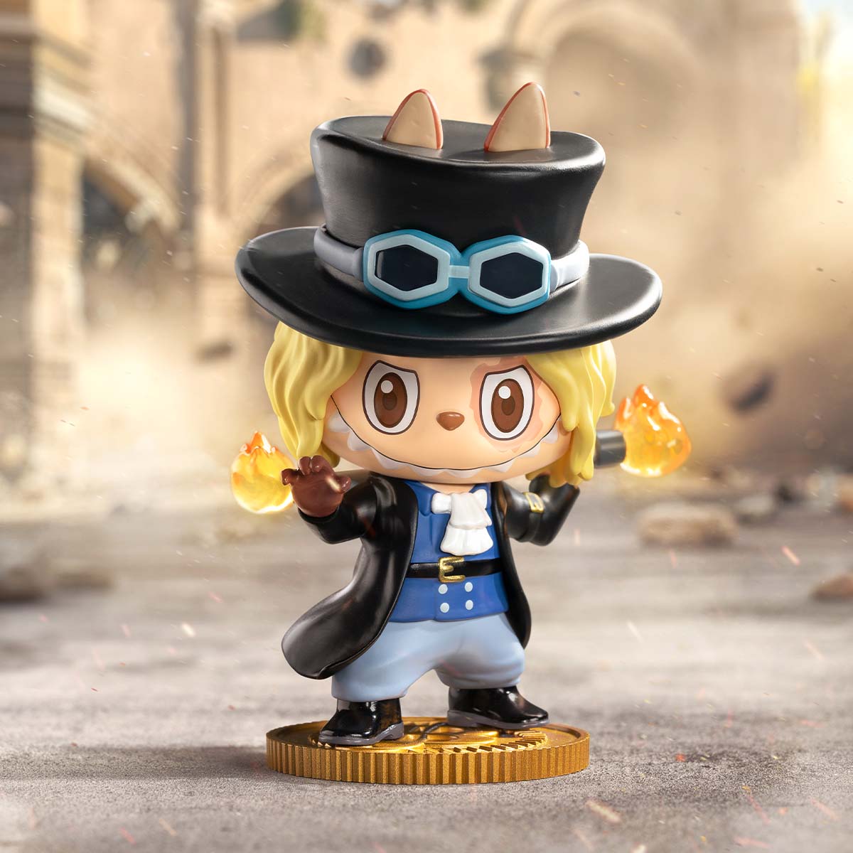 Figura Labubu x One Piece - Sabo