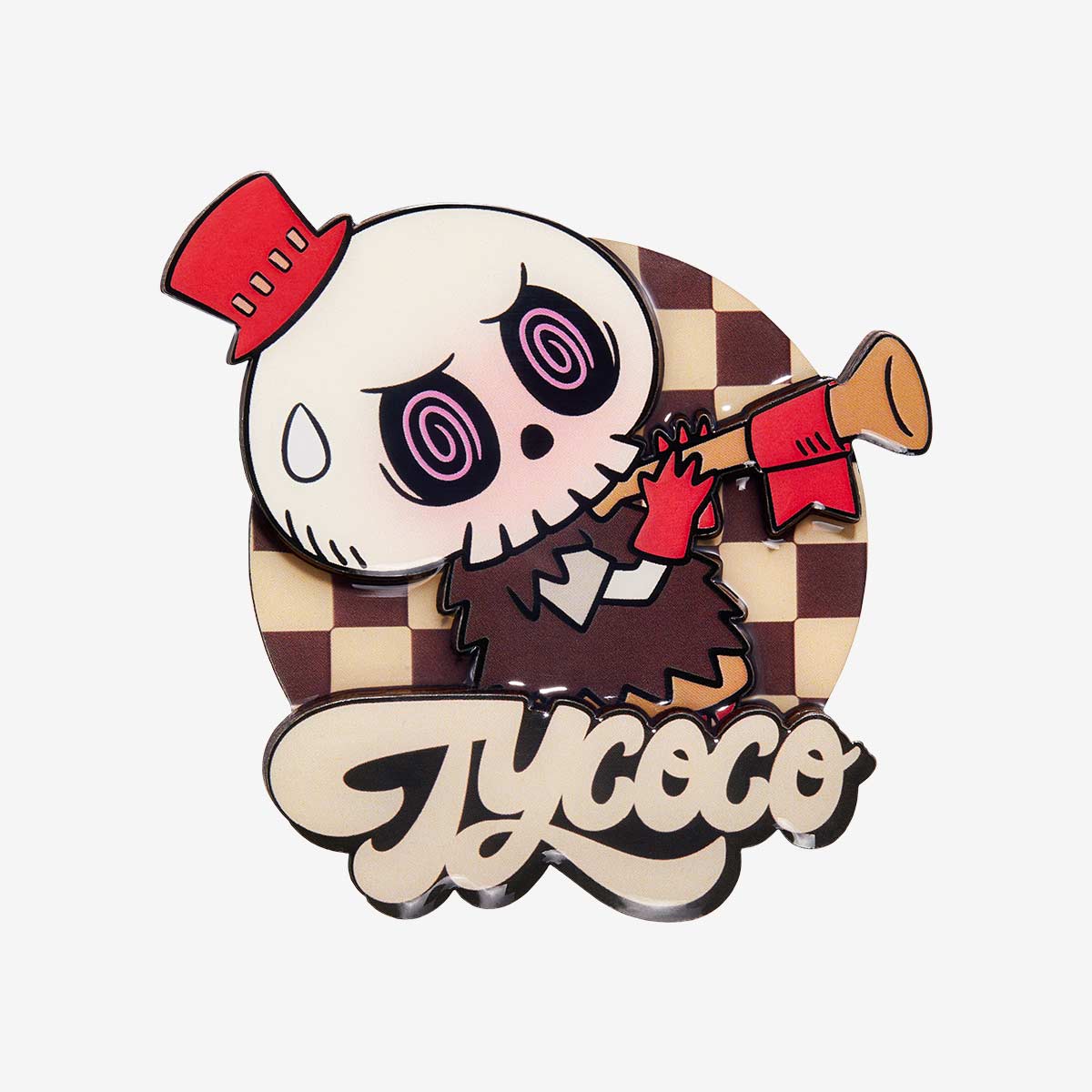 Imán de Nevera Labubu Peón - Serie Let's Checkmate