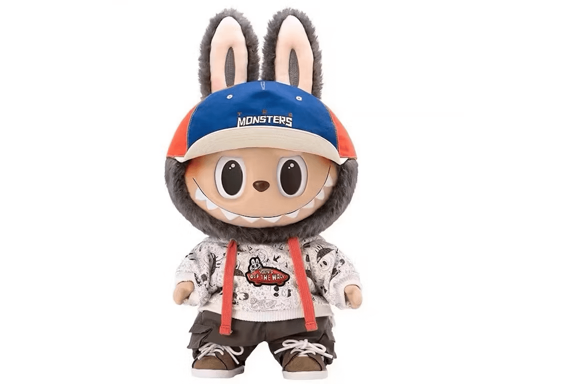 Figura Labubu × Vans - Muñeco de Vinilo Plush Oldskool