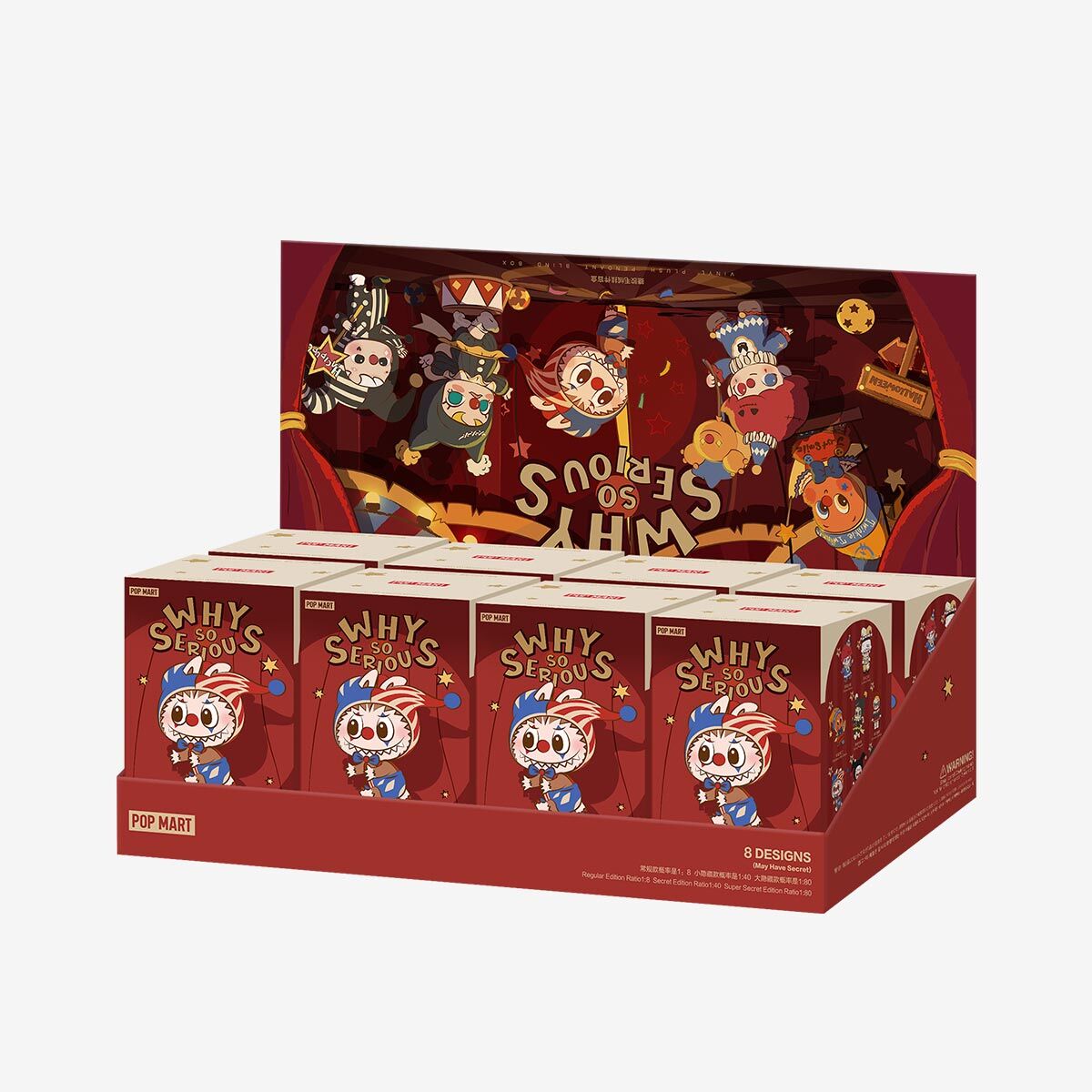 Caja Sorpresa Why So Serious – Colgantes de Peluche Vinílico de Payasos (8 Diseños + Ediciones Secretas)